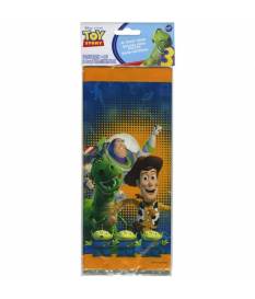 16 sacchetti di plastica Toy Story 10x24 cm