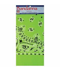 Bandana Paisley  Verde neon