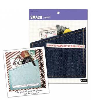 Blocco note portatile SMASH Pockets, Folder 4 pz