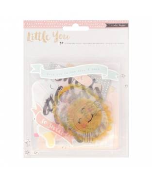 Cartoncini ephemera in carta Little You, Girl