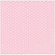 Cartoncino double face, rosa chiaro a pois 30 x 30 cm