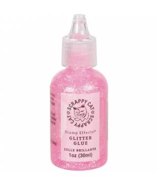 Colla glitterata rosa 30 ml Scrappy Cat
