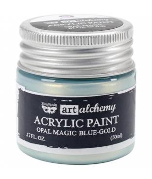 Colore acrilico Art Alchemy Finnabair, Blu opaco/oro