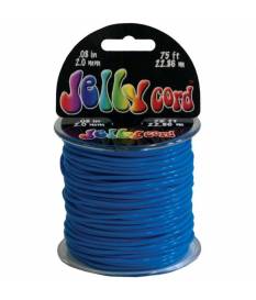 Cordoncino di plastica Jelly Cord colore blu elettrico 22 mt