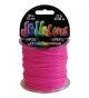 Cordoncino di plastica Jelly Cord colore rosa 22 mt