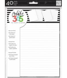 Create 365 Note & Graph Paper 40/Pkg White