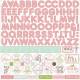 Echo Park stickers Bundle Of Joy, Baby Girl Alfabeto
