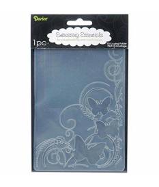 Embossing Folder motivo Farfalle 14,5x10,8 cm