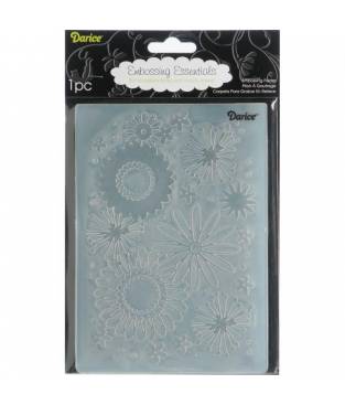 Embossing Folder Darice, Fiori