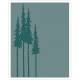 Embossing Folder Sizzix Texture fades, Tall Pines