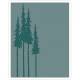 Embossing Folder Sizzix Texture fades, Tall Pines