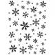 Embossing Folder motivo fiocchi di neve 12,7x17,8 cm