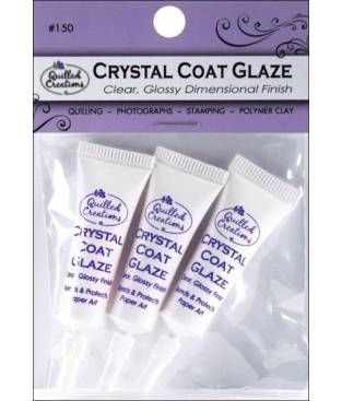 Finitura per quilling Crystal Coat Glaze, 3 pz