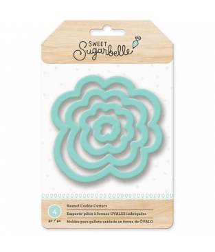 Formine per biscotti Sweet Sugarbelle, set da 4 pz, Flower