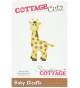 Fustella CottageCutz, Giraffa Baby
