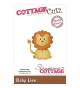 Fustella CottageCutz, Baby Lion