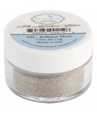 Glitter Craft Elizabeth, microparticelle colore Argento Antico