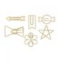 Graffette decorative Oh Goodie! Gold Shapes, 24 pz