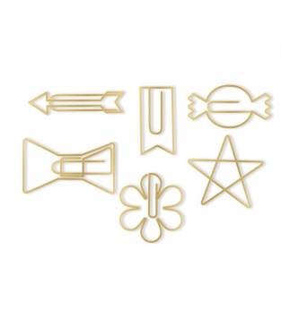 Graffette decorative Oh Goodie! Gold Shapes, 24 pz