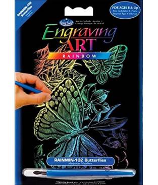 Kit per incisione Engraving Art, Farfalle