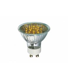 Lampada a LED riflettore 1W GU10 230V, 52x51mm, gialla