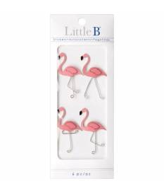 Mini Stickers Little B, Flamingo