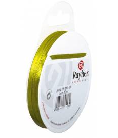 Nastro di raso Verde Anice, 10 m, 3 mm