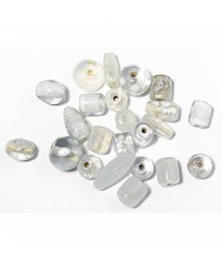Perle di vetro cristallo di rocca per bigiotteria 6-18mm