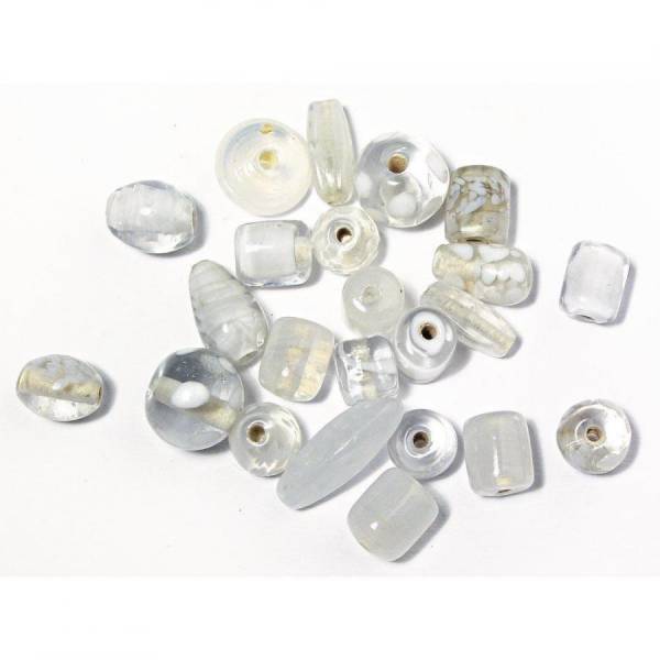 Perle di vetro cristallo di rocca per bigiotteria 6-18mm