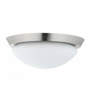 Plafoniera da soffitto Ixa IP44 max. 60 W 230 V E27, 310 mm, vetro opale