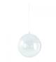 Sfera di plastica apribile 8 cm, 2 pz