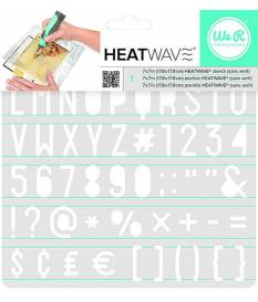 Stencil Heatwave Sans Serif, 19x19cm