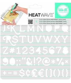 Stencil Heatwave Serif, 19x19cm
