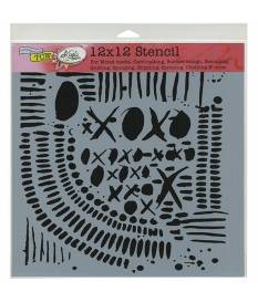 Stencil XOXO, Crafter\'s Workshop 30x30 cm