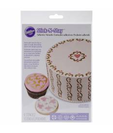 Stencils per torte Stick N Stay Cuori 6 pezzi