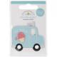 Sticker Ice Cream Truck 3D, Doodlebug Doodle-Pops, 6x9 cm