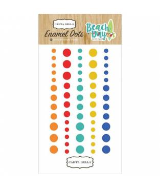 Stickers Beach Day Enamel Dots