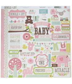 Stickers Bundle of Joy Girl,Alpha