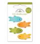 Stickers Happy Camper Mini Fishies 3D, Doodlebug Doodle-Pops 7x9 cm