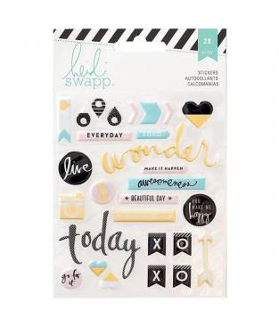 Stickers Heidi Swapp Memory Planner,Words & Icons