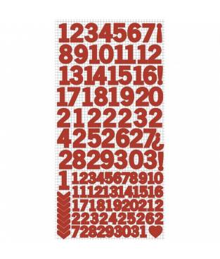 Stickers Kaisercraft, Numbers