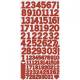 Stickers Kaisercraft, Numbers