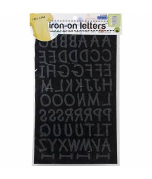 Stickers Soft Flock Iron On, Lettere