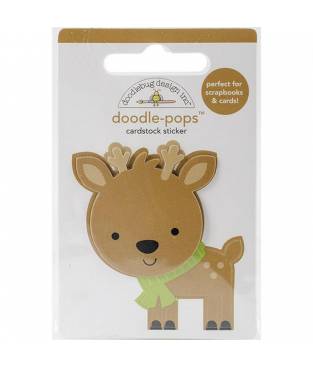 Stickers Sugarplums Dasher 3D, Doodlebug Doodle-Pops 6x9 cm