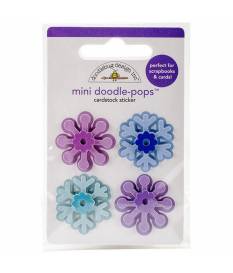 Stickers Sugarplums Frosty Flurry 3D 6 x 9 cm, Doodlebug Doodle Pops