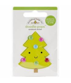 Stickers Sugarplums Merry Tree 3D, Doodlebug Doodle-Pops 6x9 cm