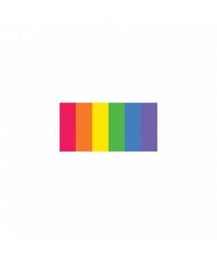 Strisce Quilling di Carta 3mm 100 pezzi - Colori Assortiti - 6 Colori Arcobaleno