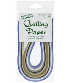Quilling Paper 0,3 cm 80 pz, Pearlized
