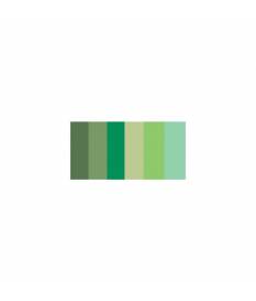 Strisce Quilling di Carta 6mm 100 pezzi - Colori Assortiti - 6 Gradazioni Verde
