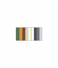 Strisce Quilling di Carta 6mm 100 pezzi - Colori Assortiti - 9 Colori Naturali